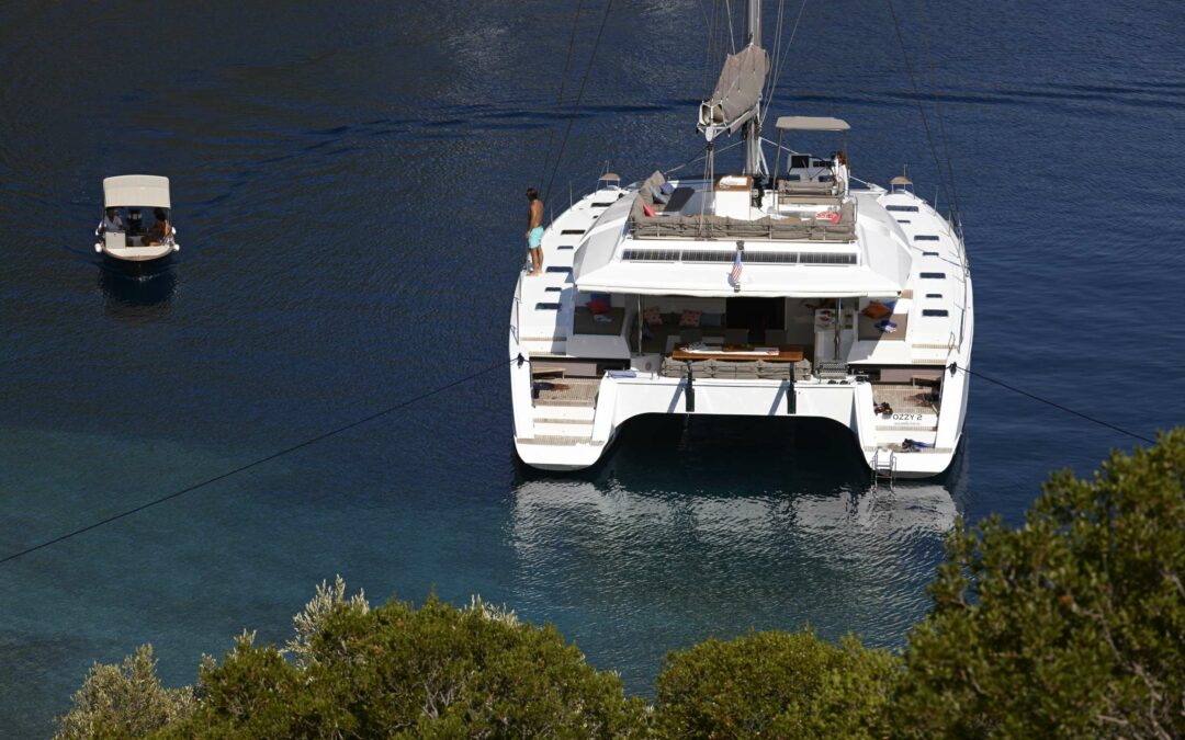 Pink Sky Bahamas 8 Guests Sailing Catamaran luxury yacht charter